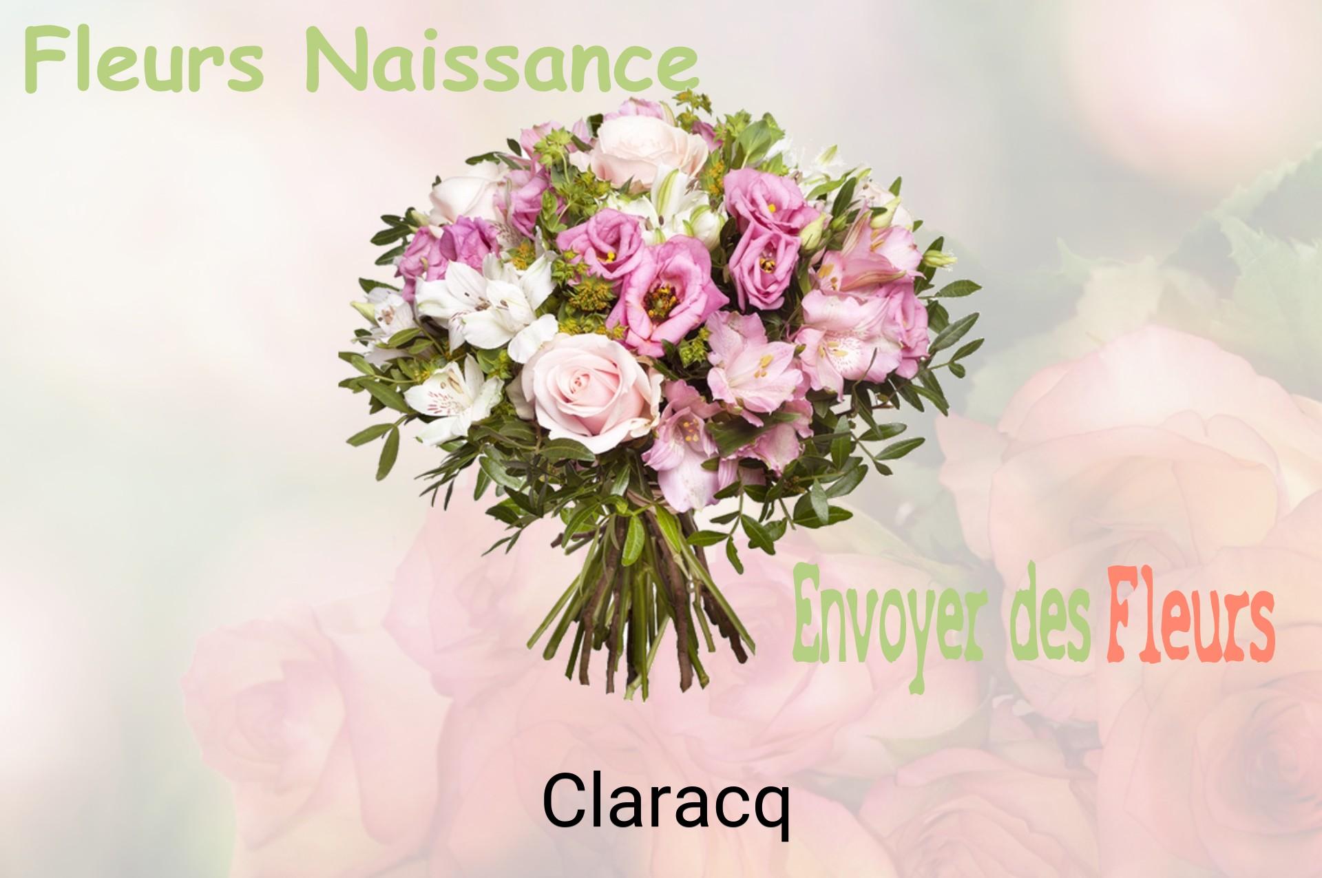 Bouquet de fleurs de naissance livré à Claracq